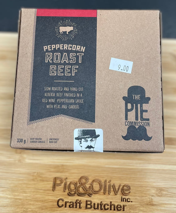 Peppercorn beef meat pie